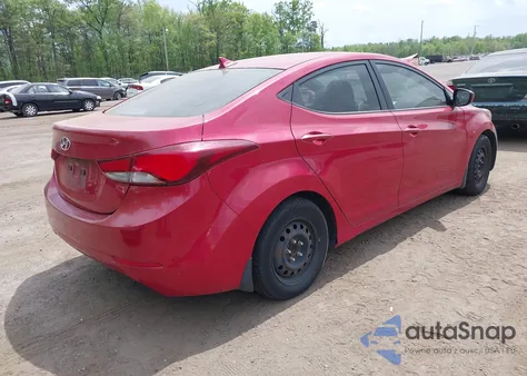 2016 Hyundai Elantra Se from USA, damaged, VIN KMHDH4AE5GU517580